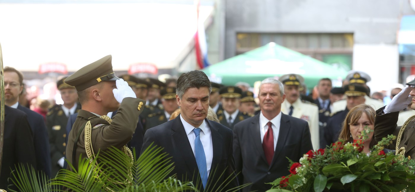 Predsjednik Vlade Zoran Milanović na obilježavanju 20. obljetnice Vojno-redarstvene operacije "Bljesak" 